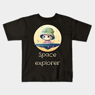 Cats in space, cat lovers, astronomy, milkyway, ufo, space explorer Kids T-Shirt